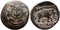 Ancient Greek coin of Antiochos I Soter 281-261 BC - Macedonian Shield