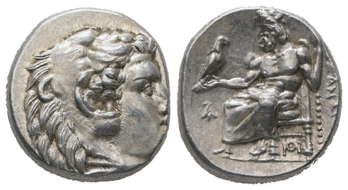 Ancient Greek silver coin of Alexander III 'The Great'