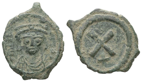 Byzantine coin of Tiberius II Constantine 578-582AD - Constantinople
