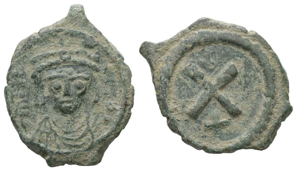 Byzantine coin of Tiberius II Constantine 578-582AD - Constantinople