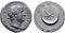 Ancient Roman silver coin of the Emperor Hadrian - COS III