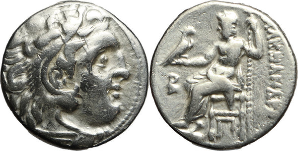 Ancient Greek silver coin of Alexander III 'The Great' - Kolophon mint