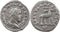 Ancient Roman coin of Philip I silver antoninianus - SAECVLARES AVGG / U