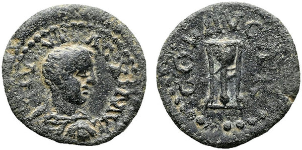 Ancient Roman Provincial Coin of Maximus as Caesar - Alexandria, Troas