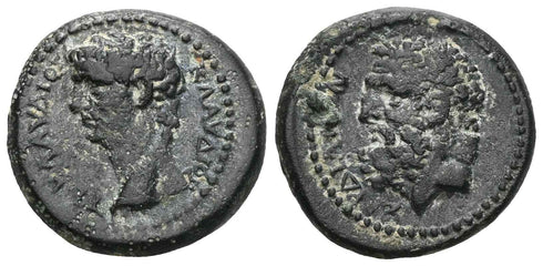 Ancient Roman Provincial coin of Claudius I - Sardes, Lydia - Hercules