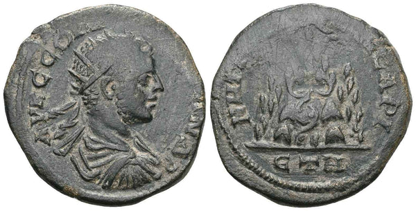 Roman Provincial coin of Severus Alexander minted in Caesarea, Cappadocia