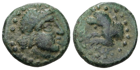 Ancient Greek coin of Pisidia, Komama circa 1st century BC