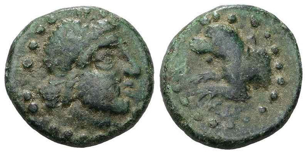 Ancient Greek coin of Pisidia, Komama circa 1st century BC