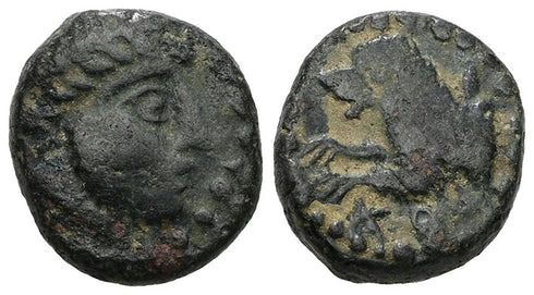 Ancient Greek coin of Pisidia, Komama circa 1st century BC