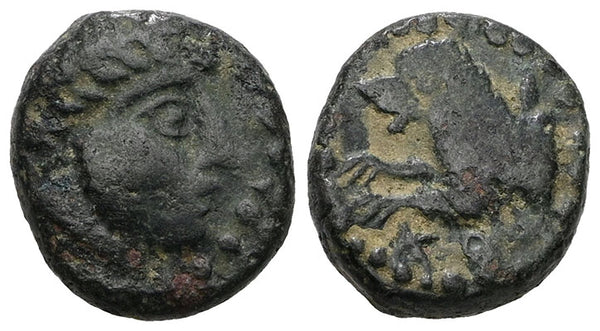Ancient Greek coin of Pisidia, Komama circa 1st century BC