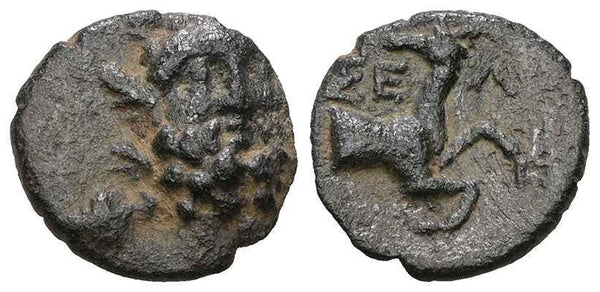 Ancient Greek coin of Selge, Pisidia 2nd to 1st century BC