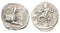 Ancient Greek coin of Laranda, Lycaonia Circa 350-300 BC silver Obol