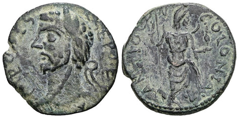 Roman Provincial coin of Septimius Severus minted in Pisidia, Antioch