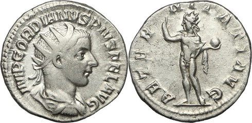 Ancient Roman coin of Gordian III 238-244AD Antoninianus - AETERNITATI AVG