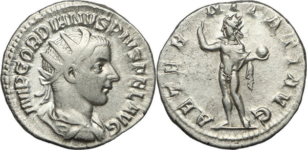 Ancient Roman coin of Gordian III 238-244AD Antoninianus - AETERNITATI AVG