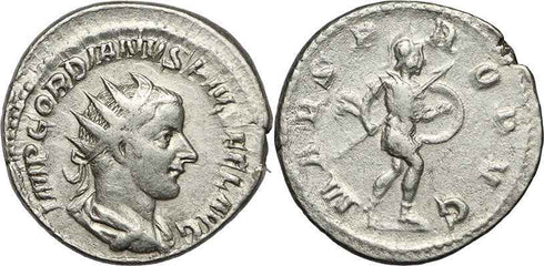 Ancient Roman coin of Gordian III 238-244AD Antoninianus - MARS PROPVG