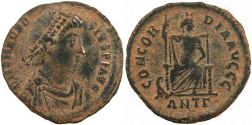 Theodosius I - CONCORDIA AVGGG - Antioch Mint