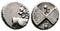 Ancient Thracian silver coin Chersonese circa 386-338 BC - VF+
