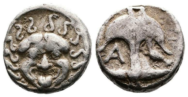 Ancient Thracian silver coin from Apollonia Pontika - 5th Century BC