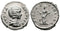 Ancient Roman coin of Julia Domna AR silver denarius - PIETAS PVBLICA