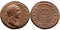Ancient Roman coin of the Emperor Trajan - Winged Caduceus