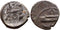 Ancient Phoenician silver coin from Sidon - Archaemenid King and Galley - 4th Century BC