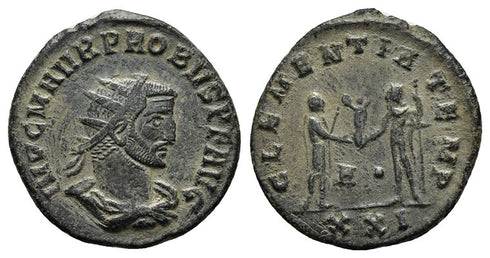 Ancient Roman coin of the Emperor Probus - CLEMENTIA TEMP