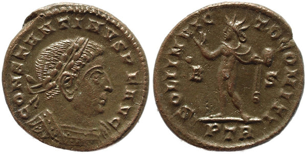 Roman coin of Constantine I - SOLI INVICTO COMITI - Treveri