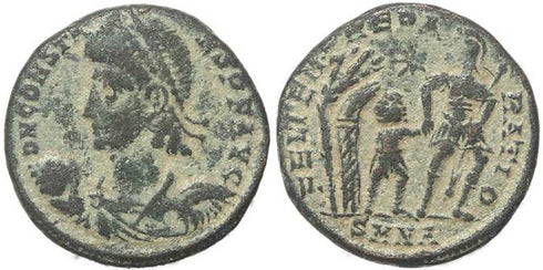 Roman coin of Constans cententionalis - FEL TEMP REPARATIO - Nicomedia Mint