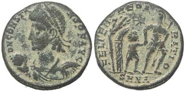 Roman coin of Constans cententionalis - FEL TEMP REPARATIO - Nicomedia Mint