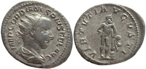 Gordian III AR silver antoninianus - VIRTVTI AVGVSTI