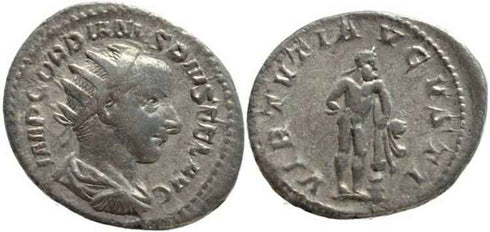 Gordian III AR silver antoninianus - VIRTVTI AVGVSTI