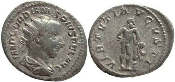 Gordian III AR silver antoninianus - VIRTVTI AVGVSTI