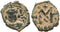 Byzantine coin of Constans II 641-668 AD Ae follis
