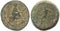 Greek coin of Tarsos, Cilicia with seated Tyche and Kydnos