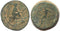 Greek coin of Tarsos, Cilicia with seated Tyche and Kydnos