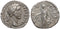 Ancient Roman coin of Antoninus Pius AR silver denarius - COS IIII