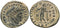Ancient Roman coin of Constantine I - SOLI INVICTO COMITI