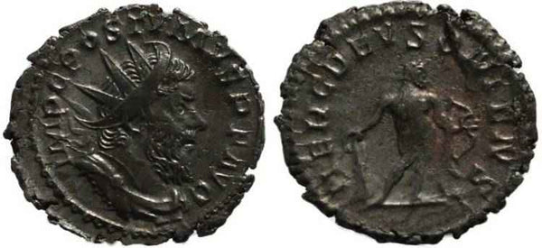Postumus AR antoninianus - HERC DEVSONIENSI - RIC 64, Cohen 91