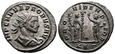 Ancient Roman coin of the Emperor Probus - PROVIDEN DEOR in EF+ Condition