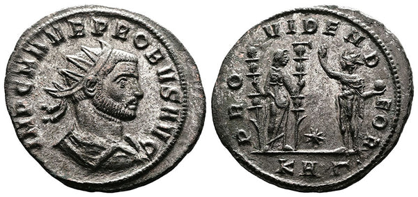Ancient Roman coin of the Emperor Probus - PROVIDEN DEOR in EF+ Condition