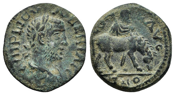 Ancient Roman Provincial coin of Gallienus minted in Troas, Alexandria