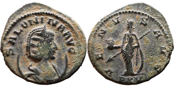 Ancient Roman coin of Salonina - wife of Gallienus - Billon Antoninianus