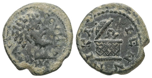 Ancient Roman Provincial coin of Septimius Severus minted in Nicaea, Bithynia