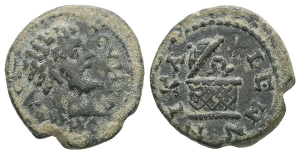 Ancient Roman Provincial coin of Septimius Severus minted in Nicaea, Bithynia