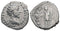 Ancient Roman silver coin of Marcus Aurelius as Caesar minted in Rome