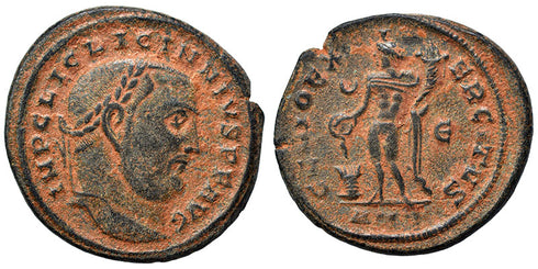 Ancient Roman coin of Licinius I 308-324AD - AE 24 Follis