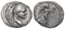 Ancient Roman coin of Vespasian AR silver hemidrachm minted in Caesaraea-Eusebia, Cappadocia