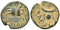 Ancient coin minted in Carrhae, Mesopotamia 161-276 AD