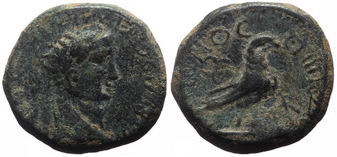 Ancient Roman coin of Claudius I minted in Amorium, Phrygia